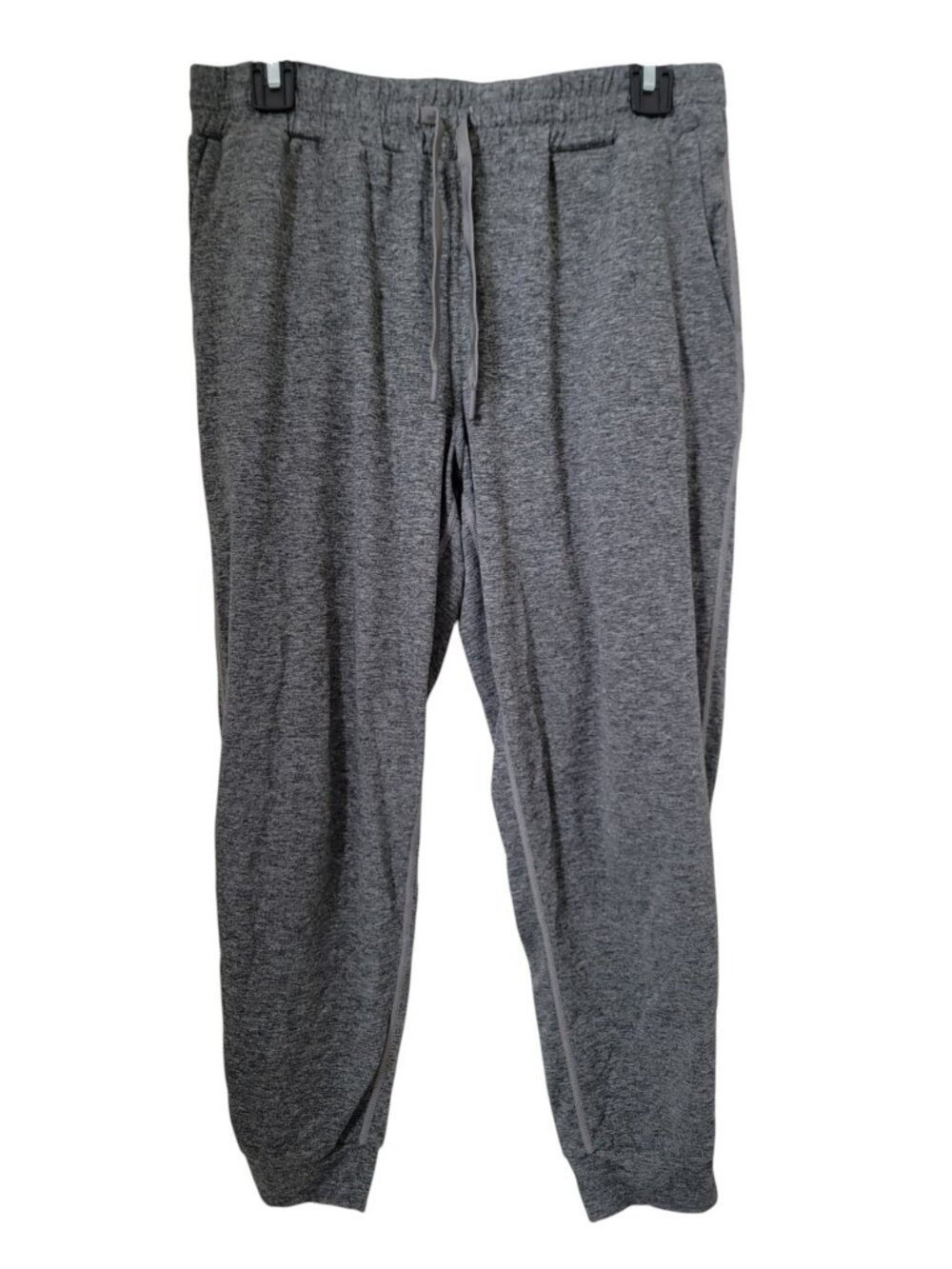 Quince Size M Marled Gray Flowknit Joggers, Excellent Used Condition